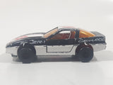 Vintage Majorette Chevrolet Corvette ZR-1 No. 215 & 268 Black and White #3 Die Cast Toy Car Vehicle Opening Doors 1/57 Scale