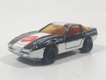 Vintage Majorette Chevrolet Corvette ZR-1 No. 215 & 268 Black and White #3 Die Cast Toy Car Vehicle Opening Doors 1/57 Scale