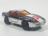 Vintage Majorette Chevrolet Corvette ZR-1 No. 215 & 268 Black and White #3 Die Cast Toy Car Vehicle Opening Doors 1/57 Scale