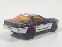 Vintage Majorette Chevrolet Corvette ZR-1 No. 215 & 268 Black and White #3 Die Cast Toy Car Vehicle Opening Doors 1/57 Scale