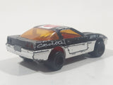 Vintage Majorette Chevrolet Corvette ZR-1 No. 215 & 268 Black and White #3 Die Cast Toy Car Vehicle Opening Doors 1/57 Scale