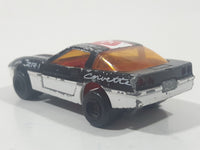 Vintage Majorette Chevrolet Corvette ZR-1 No. 215 & 268 Black and White #3 Die Cast Toy Car Vehicle Opening Doors 1/57 Scale