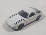 1980s Yatming No. 1034 Porsche 928 White With Black Stripes Die Cast Toy Car Vehicle