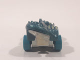 2016 Hot Wheels Dino Riders Fangster Sea Green with Chrome Eyes Die Cast Toy Creature Car Vehicle