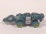 2016 Hot Wheels Dino Riders Fangster Sea Green with Chrome Eyes Die Cast Toy Creature Car Vehicle