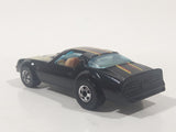 Vintage 1978 Hot Wheels Flying Colors Hot Bird Black Yellow Die Cast Toy Car Vehicle - BW - Hong Kong