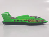 1998 Hot Wheels Biohazard Hydroplane Bright Green Die Cast Toy Speed Boat Vehicle