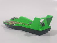 1998 Hot Wheels Biohazard Hydroplane Bright Green Die Cast Toy Speed Boat Vehicle