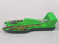 1998 Hot Wheels Biohazard Hydroplane Bright Green Die Cast Toy Speed Boat Vehicle