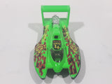 1998 Hot Wheels Biohazard Hydroplane Bright Green Die Cast Toy Speed Boat Vehicle