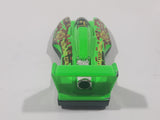 1998 Hot Wheels Biohazard Hydroplane Bright Green Die Cast Toy Speed Boat Vehicle