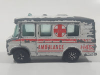 Vintage PlayArt Mercedes Benz Ambulance H453 White Die Cast Toy Car Vehicle Made in Hong Kong