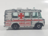 Vintage PlayArt Mercedes Benz Ambulance H453 White Die Cast Toy Car Vehicle Made in Hong Kong