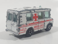 Vintage PlayArt Mercedes Benz Ambulance H453 White Die Cast Toy Car Vehicle Made in Hong Kong