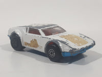 Vintage 1975 Lesney Products Matchbox Superfast De Tomosa Pantera #8 White No. 8 Die Cast Toy Car Vehicle