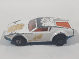 Vintage 1975 Lesney Products Matchbox Superfast De Tomosa Pantera #8 White No. 8 Die Cast Toy Car Vehicle