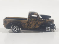 1998 Racing Champions '40 Ford P/U Truck Gold and Black Die Cast Toy Classic Car Vehicle