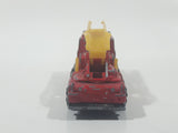 Vintage PlayArt Fire Engine Ladder Truck Red Die Cast Toy Car Rescue Emergency Vehicle - Made in Hong Kong