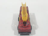 Vintage PlayArt Fire Engine Ladder Truck Red Die Cast Toy Car Rescue Emergency Vehicle - Made in Hong Kong