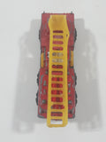 Vintage PlayArt Fire Engine Ladder Truck Red Die Cast Toy Car Rescue Emergency Vehicle - Made in Hong Kong