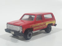 Vintage 1979 Kidco Ford Bronco Red Die Cast Toy Car Vehicle Made in Hong Kong