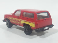 Vintage 1979 Kidco Ford Bronco Red Die Cast Toy Car Vehicle Made in Hong Kong