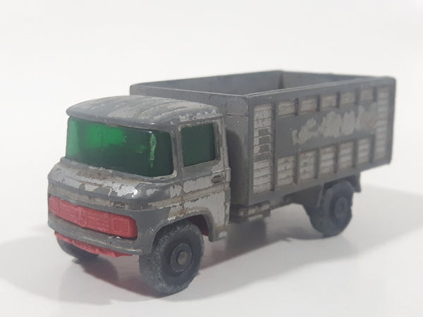 Vintage 1969 Lesney Matchbox Series No. 11 Scaffolding Truck Grey Silver Die Cast Toy Car Vehicle Made in England