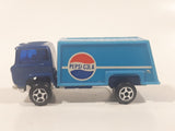 Vintage Yatming Style Ford Pepsi-Cola Soda Pop Beverages Blue Delivery Truck Die Cast Toy Car Vehicle Made in Hong Kong