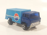 Vintage Yatming Style Ford Pepsi-Cola Soda Pop Beverages Blue Delivery Truck Die Cast Toy Car Vehicle Made in Hong Kong