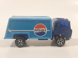 Vintage Yatming Style Ford Pepsi-Cola Soda Pop Beverages Blue Delivery Truck Die Cast Toy Car Vehicle Made in Hong Kong