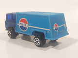 Vintage Yatming Style Ford Pepsi-Cola Soda Pop Beverages Blue Delivery Truck Die Cast Toy Car Vehicle Made in Hong Kong