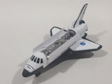 Vintage Zee Toys A207 Nasa Space Shuttle White Die Cast Toy Spacecraft Vehicle with Opening Top