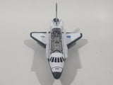 Vintage Zee Toys A207 Nasa Space Shuttle White Die Cast Toy Spacecraft Vehicle with Opening Top