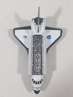 Vintage Zee Toys A207 Nasa Space Shuttle White Die Cast Toy Spacecraft Vehicle with Opening Top