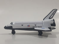 Vintage Zee Toys A207 Nasa Space Shuttle White Die Cast Toy Spacecraft Vehicle with Opening Top