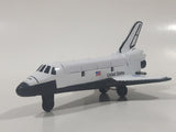 Vintage Zee Toys A207 Nasa Space Shuttle White Die Cast Toy Spacecraft Vehicle with Opening Top