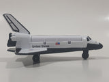 Vintage Zee Toys A207 Nasa Space Shuttle White Die Cast Toy Spacecraft Vehicle with Opening Top