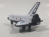 Vintage Zee Toys A207 Nasa Space Shuttle White Die Cast Toy Spacecraft Vehicle with Opening Top