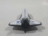 Vintage Zee Toys A207 Nasa Space Shuttle White Die Cast Toy Spacecraft Vehicle with Opening Top