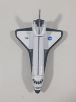 Vintage Zee Toys A207 Nasa Space Shuttle White Die Cast Toy Spacecraft Vehicle with Opening Top