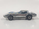 Vintage 1976 Hot Wheels Super Chromes Corvette Stingray Chrome Die Cast Toy Car Vehicle Hong Kong