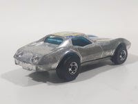 Vintage 1976 Hot Wheels Super Chromes Corvette Stingray Chrome Die Cast Toy Car Vehicle Hong Kong