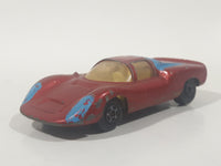 Vintage 1970 Lesney Matchbox Series Superfast No. 68 Porsche 910 Red Die Cast Toy Car Vehicle Made in England