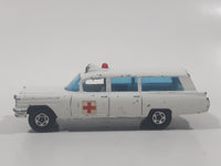 Vintage Lesney Superfast Matchbox Series No. 54 S&S Cadillac Ambulance White Die Cast Toy Car Vehicle