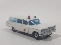 Vintage Lesney Superfast Matchbox Series No. 54 S&S Cadillac Ambulance White Die Cast Toy Car Vehicle