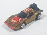 Vintage 1984 Hot Wheels Ultra Hots Flamer Runner Spectraflame Gold Die Cast Toy Car Vehicle