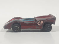 Vintage 1969 Hot Wheels Grand Prix McLaren M6A Spectraflame Red Die Cast Toy Car Vehicle Red Lines