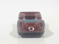 Vintage 1969 Hot Wheels Grand Prix McLaren M6A Spectraflame Red Die Cast Toy Car Vehicle Red Lines