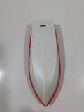 Vintage Red and White Speedboat Plastic Toy Watercraft Boat Made in Hong Kong No Windshield or Motor