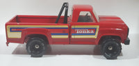 Vintage Tonka 11062 Pickup Truck Red 14 1/2" Long Pressed Steel Die Cast Toy Car Vehicle with Opening Tail Gate